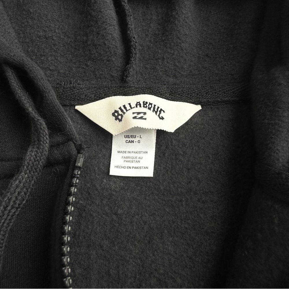 Billabong Ride the Waves Checkered Beachy Hooded Zip Up Jacket 🌊 Size Large - Picture 3 of 7